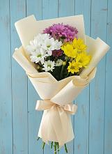 Букет цветов из:  Хризантемы в Чемал