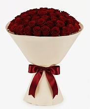 Букет 101 Бордовая роза Блэк Бакарра в Чемал