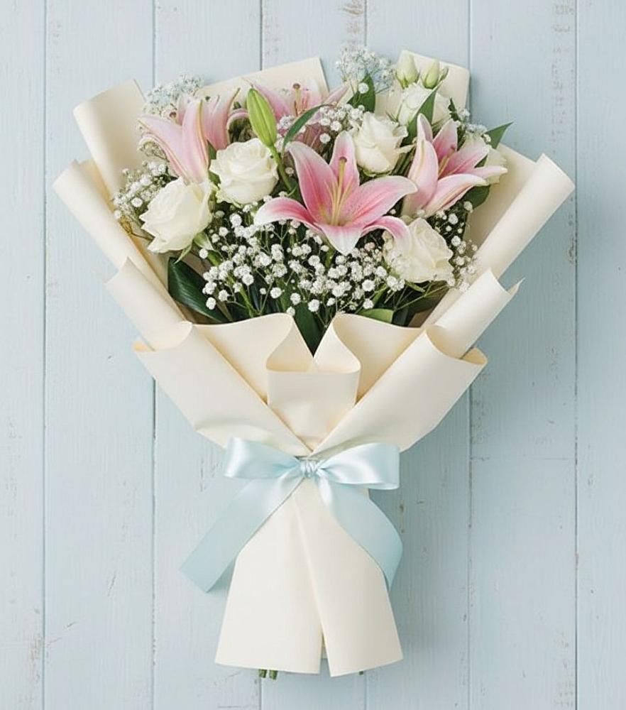 Букет цветов из: Лилии в Чемал