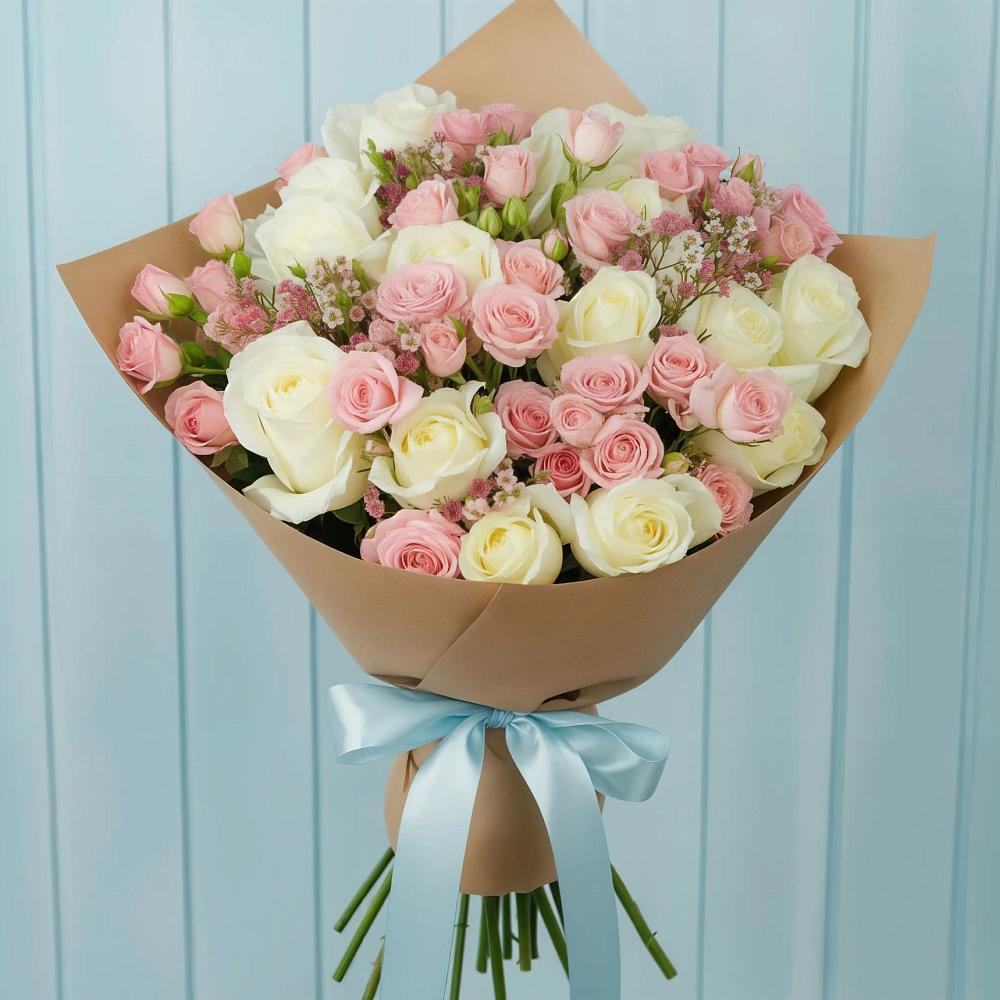 Букет цветов из: Розы в Чемал