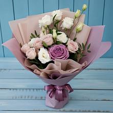Букет цветов из:  Розы и Лизиантусы в Чемал
