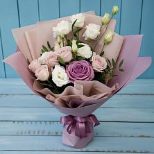 Букет цветов из:  Розы и Лизиантусы в Чемал