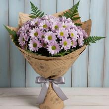 Букет цветов из:  Хризантемы в Чемал