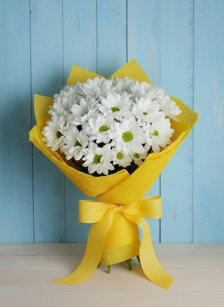 Букет цветов из: Хризантемы в Чемал