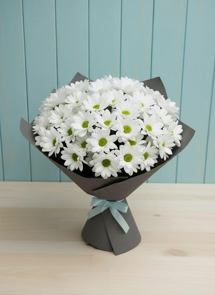 Букет цветов из: Хризантемы в Чемал