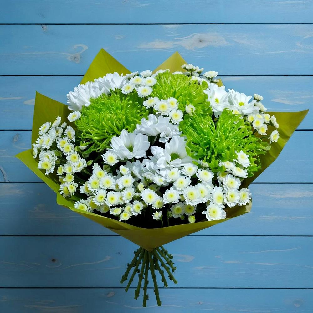 Букет цветов из: Хризантемы в Чемал