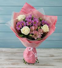 Букет цветов из:  Герберы #REPLACE_PRED# Чемал